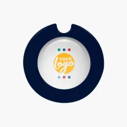 Round License Disc Holder With Sticker Navy